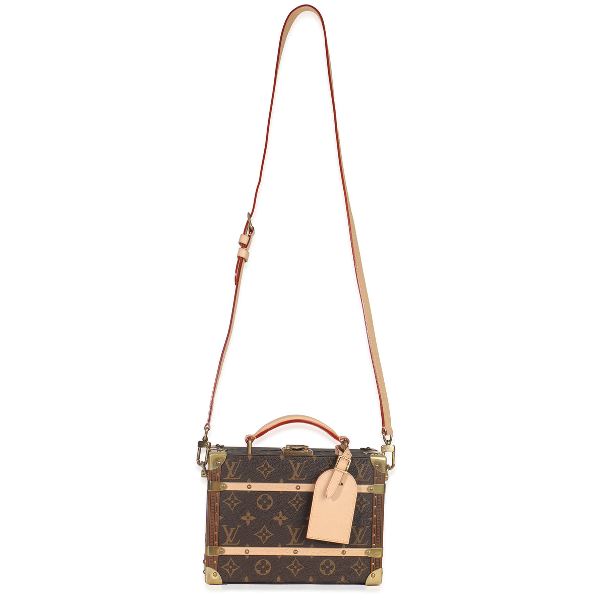 Louis Vuitton Monogram Canvas Handle Trunk Handbag av