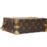 Louis Vuitton Monogram Canvas Handle Trunk Handbag clasp