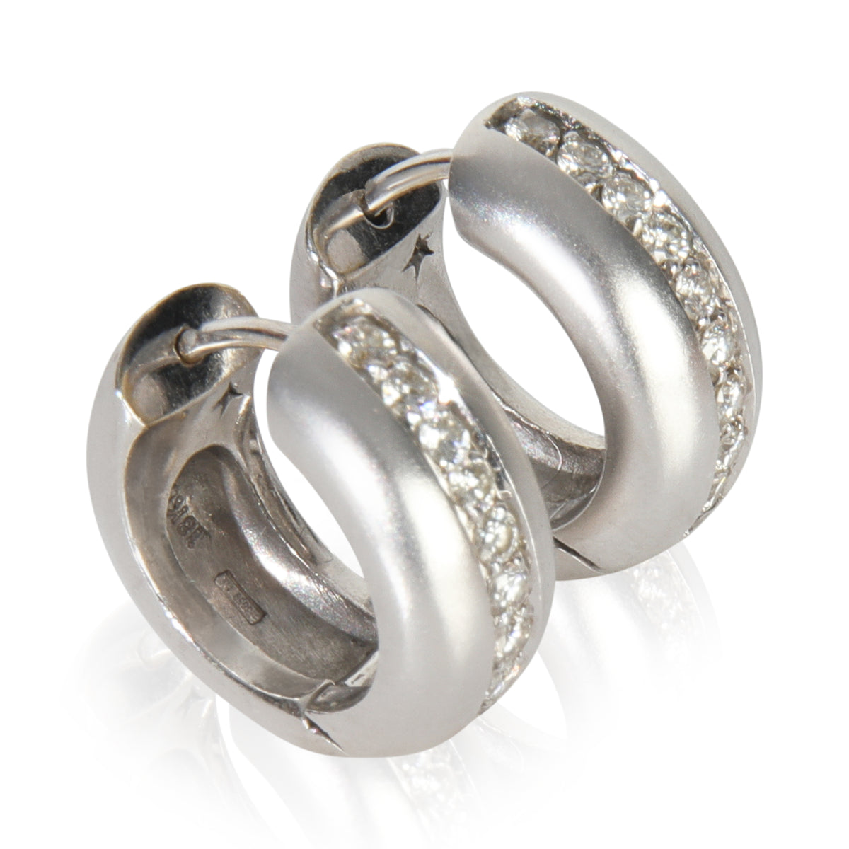 H. Stern White Gold Diamond Earrings sv
