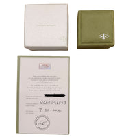 Van Cleef & Arpels White Gold Diamond Perlee Clovers Ring box