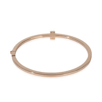 Tiffany & Co. Rose Gold Diamond Tiffany T Hinged Bracelet pv