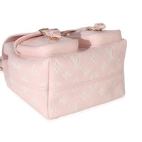 Louis Vuitton Pink Opale Monogram Empreinte Backup Backpack Handbag clasp