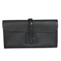 Hermès Black Swift Lizard Jige Elan Touch 29 Handbag fv