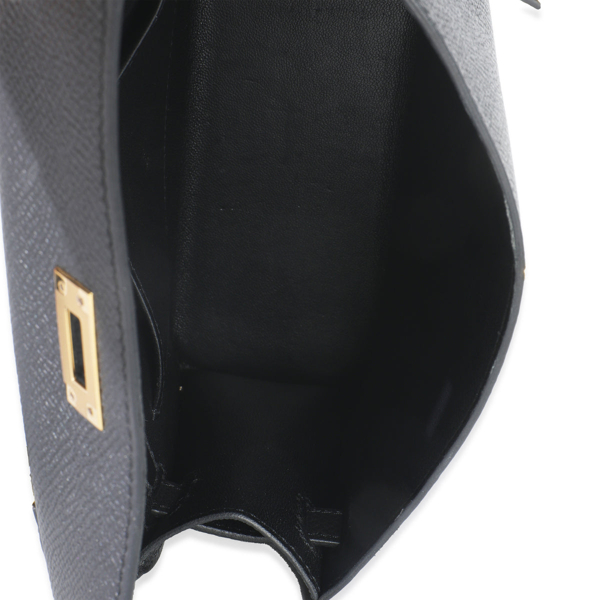 Hermès Black Epsom Sellier Mini Kelly II 20 GHW Handbag ad2