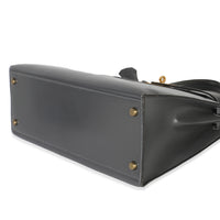 Hermès Ardoise Box Sellier Kelly 32 GHW Handbag box