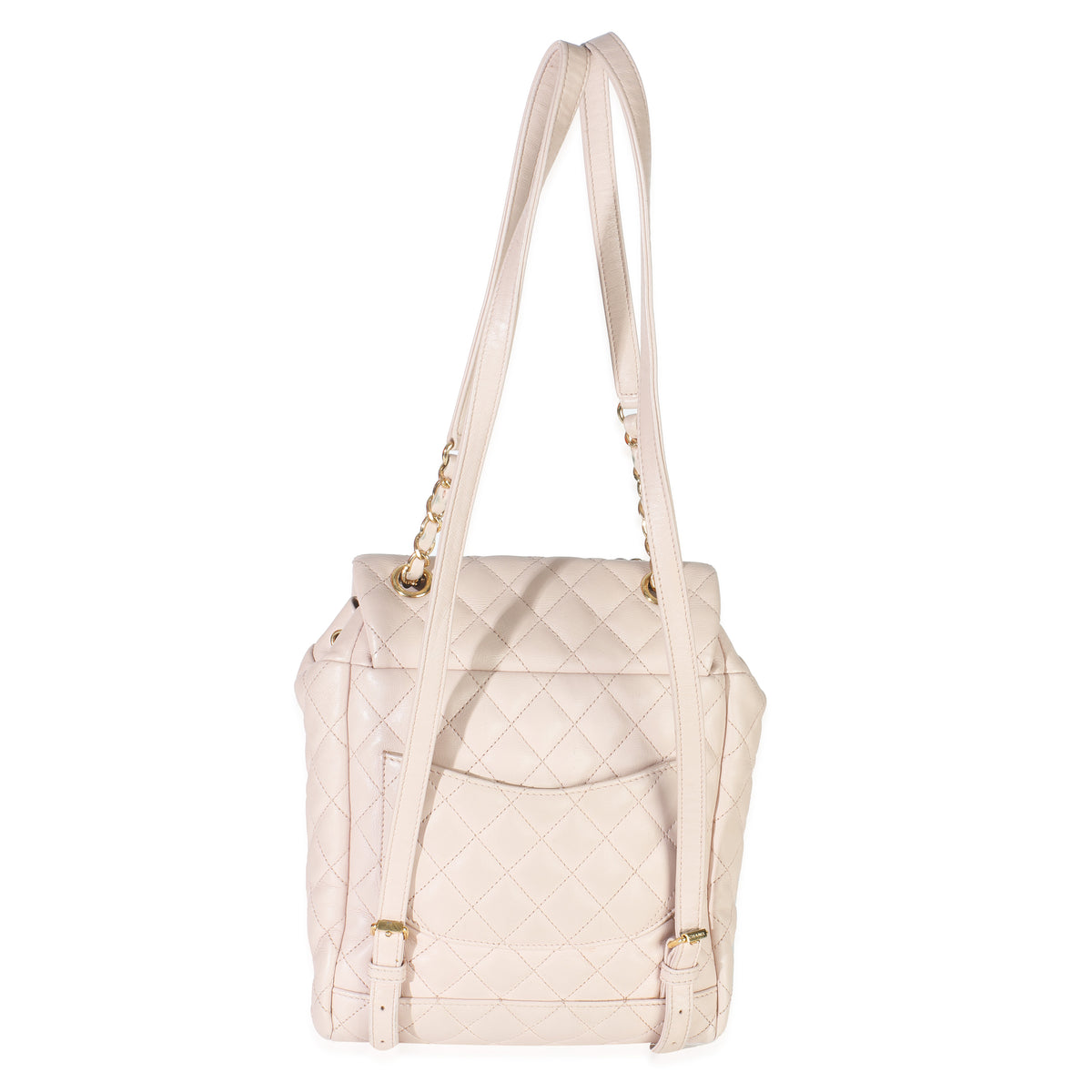 Chanel Light Pink Quilted Lambskin Small Urban Spirit Backpack Handbag bv