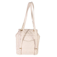 Chanel Light Pink Quilted Lambskin Small Urban Spirit Backpack Handbag bv