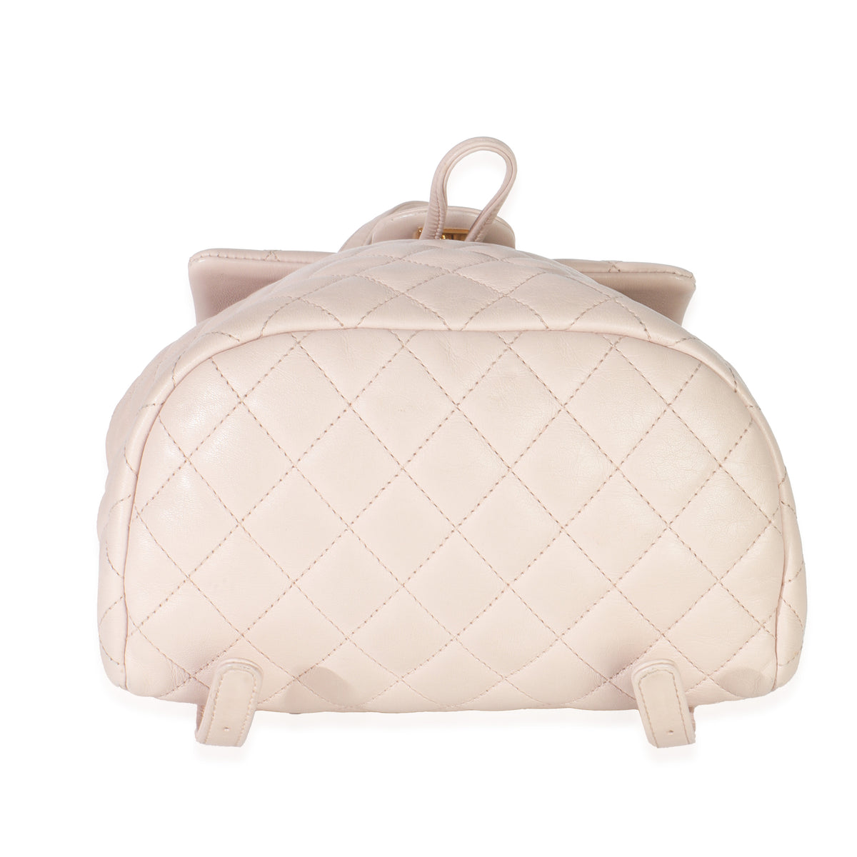 Chanel Light Pink Quilted Lambskin Small Urban Spirit Backpack Handbag stamp