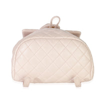 Chanel Light Pink Quilted Lambskin Small Urban Spirit Backpack Handbag stamp