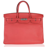 Hermès Bougainvillea Togo Birkin 40 PHW Handbag fv
