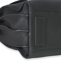 Saint Laurent Grey Grained Calfskin Small Souple Sac De Jour Handbag clasp