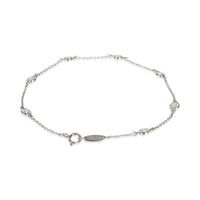 Tiffany & Co. Platinum Diamond Elsa Peretti Diamond By The Yard Bracelet sv