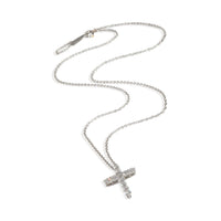 Tiffany & Co. Platinum Diamond Cross Pendant pv