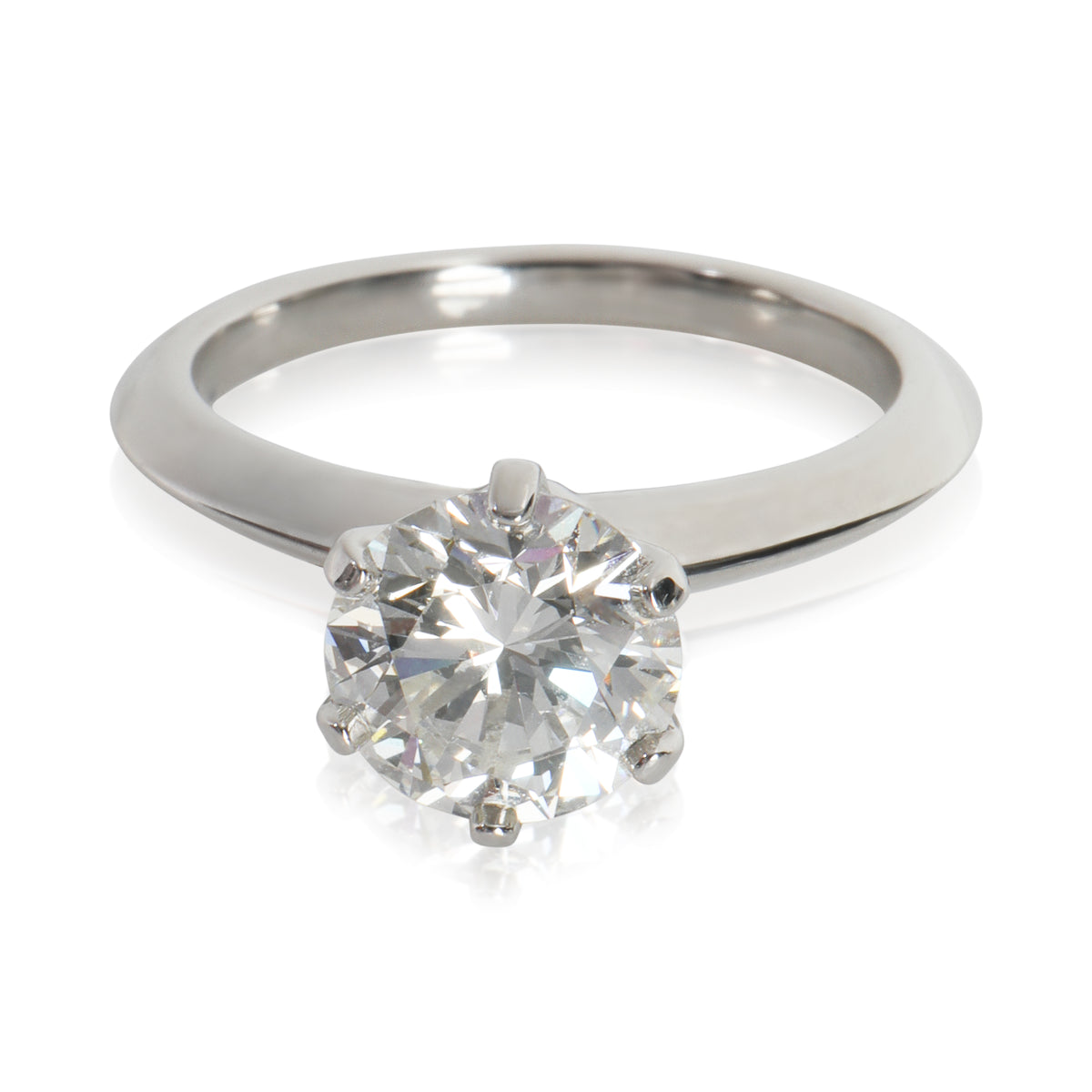 Tiffany & Co. 1.91 ct Round Brilliant Diamond Engagement Ring fv
