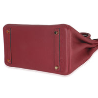 Hermès Rouge Grenat Togo Birkin 30 GHW Handbag box