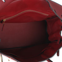 Hermès Rouge Grenat Togo Birkin 30 GHW Handbag ad2