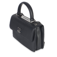 Chanel Black Calfskin Smooth Small Trendy CC Flap Bag Handbag sv