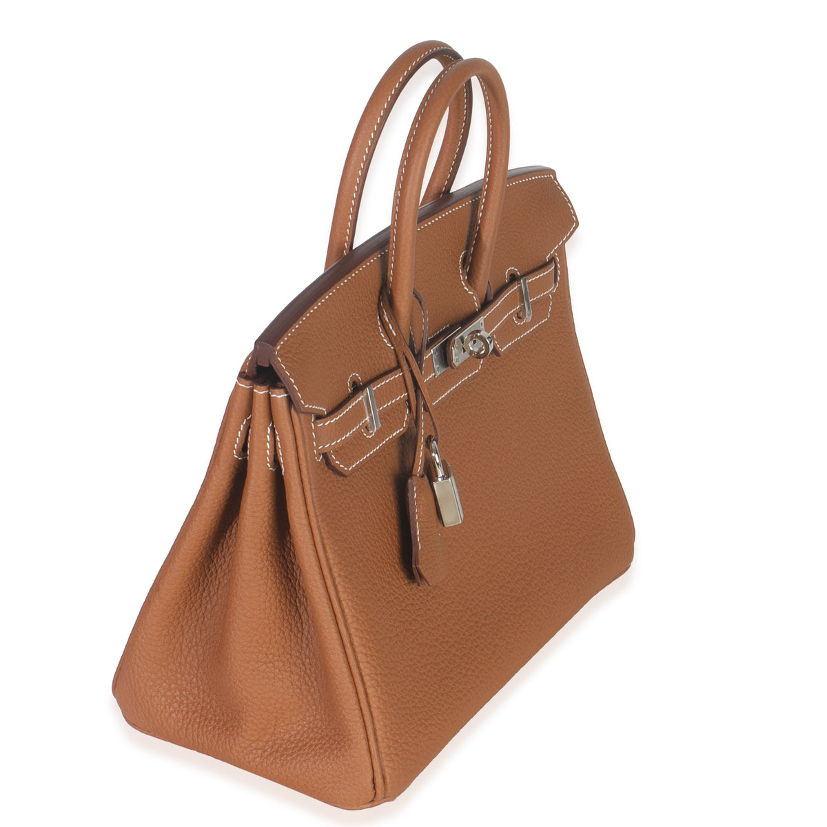 Hermès Gold Togo Birkin 25 PHW Handbag bv