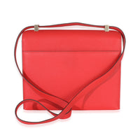 Hermès Rouge Coeur Epsom Verrou 23 GHW Handbag stamp