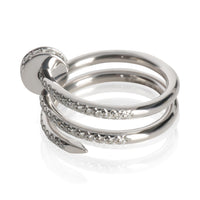 Cartier White Gold Diamond Double Juste Un Clou Ring sv