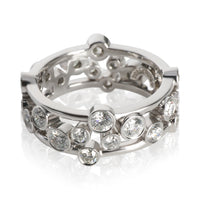 Tiffany & Co. Platinum Diamond Bubbles Ring sv