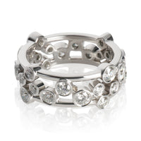 Tiffany & Co. Platinum Diamond Bubbles Ring pv