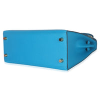 Hermès Blue Frida Epsom Sellier Kelly 25 GHW Handbag box