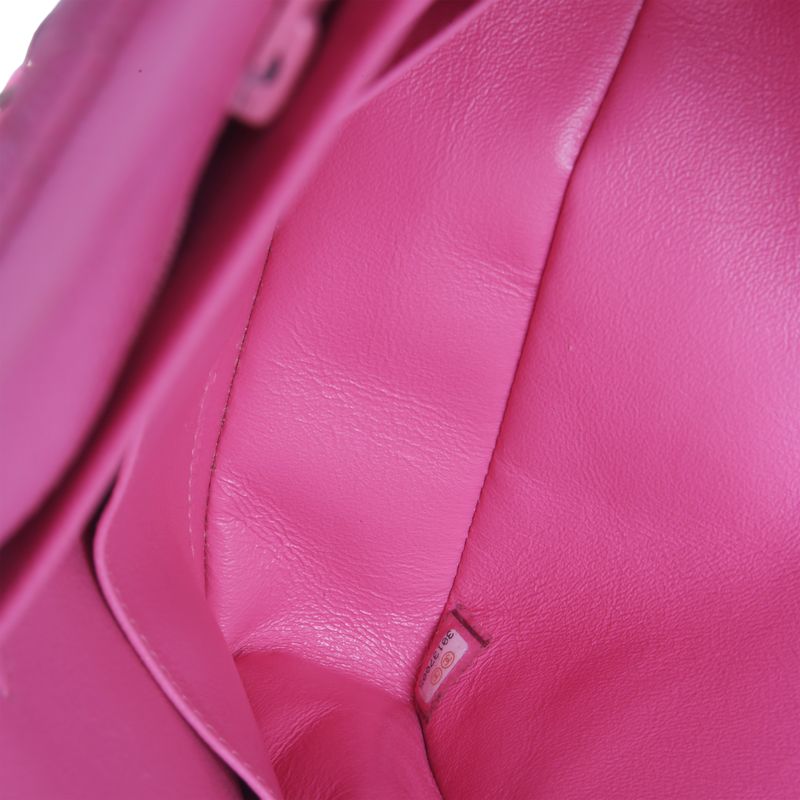 Chanel 22P Pink Quilted Caviar Small Classic Double Flap Bag Handbag
