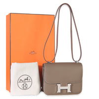 Hermès Etoupe Epsom Constance 18 PHW Handbag ad2