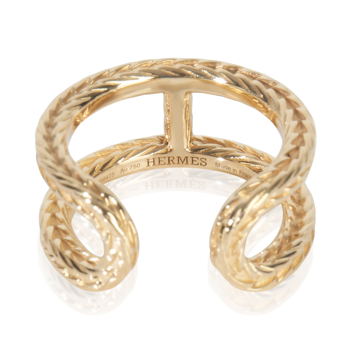 Hermès Yellow Gold  Chaine d'Ancre Danae Ring bv