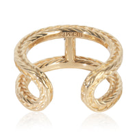 Hermès Yellow Gold  Chaine d'Ancre Danae Ring pv