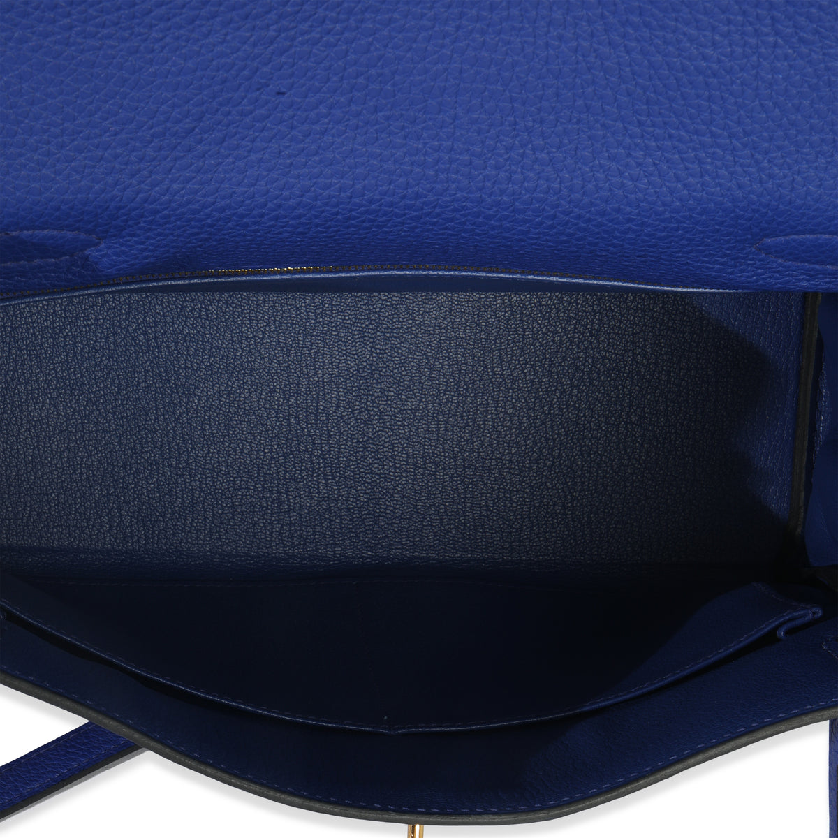 Hermès Bleu Electrique Togo Retourne Kelly 28 GHW Handbag ad3
