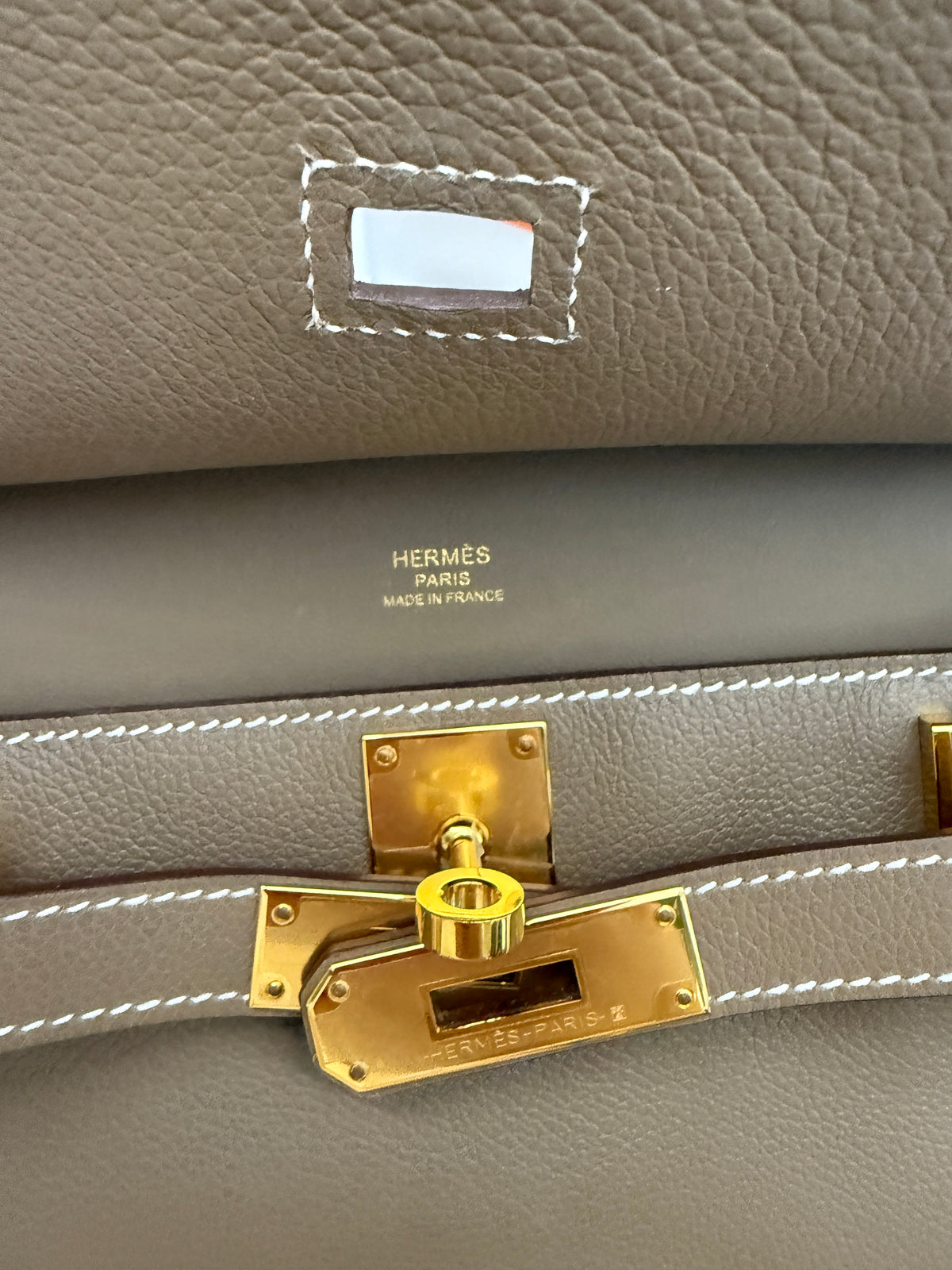 Hermès Etoupe Evercolor Mini Jypsiere GHW Handbag ad3