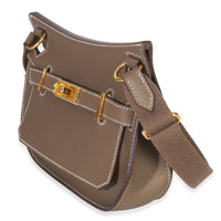 Hermès Etoupe Evercolor Mini Jypsiere GHW Handbag pv