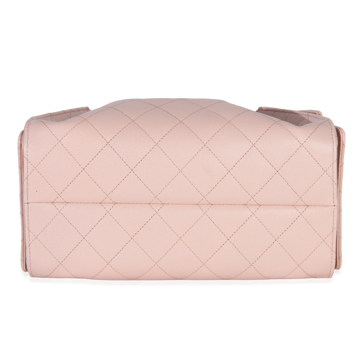 Chanel Pink Quilted Caviar Small  25 Hobo Handbag Handbag stamp
