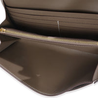 Hermès Etoupe Epsom Constance Wallet To Go GHW Handbag av