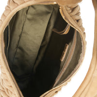 Miu Miu Brown Suede Matelasse Wander Hobo Handbag av