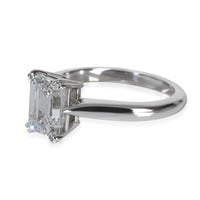 Harry Winston 1.91 ct Emerald Diamond Solitaire Engagement Ring sv