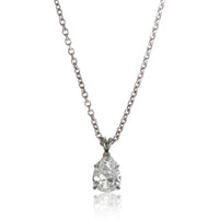 Harry Winston Platinum Diamond Solitaire Pendant fv