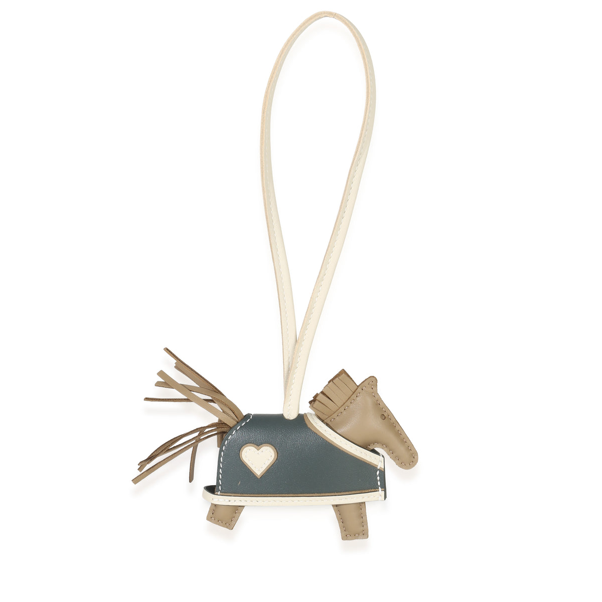 Hermès Beige Marfa Craie Vert Mangrove Milo Lambskin Grigri Rodeo Robeo Coeur PM stamp