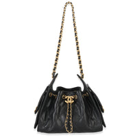 Chanel 26P Black Quilted Caviar Mini  25 Hobo Handbag Handbag av