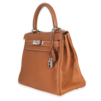 Hermès Gold Togo Retourne Kelly 28 GHW Handbag sv