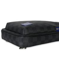 Louis Vuitton Indigo Blue Damier Graphite Canvas Avenue Slingbag Handbag box