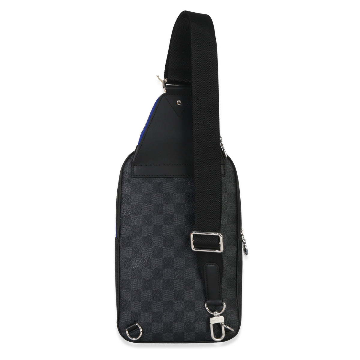 Louis Vuitton Indigo Blue Damier Graphite Canvas Avenue Slingbag Handbag bv