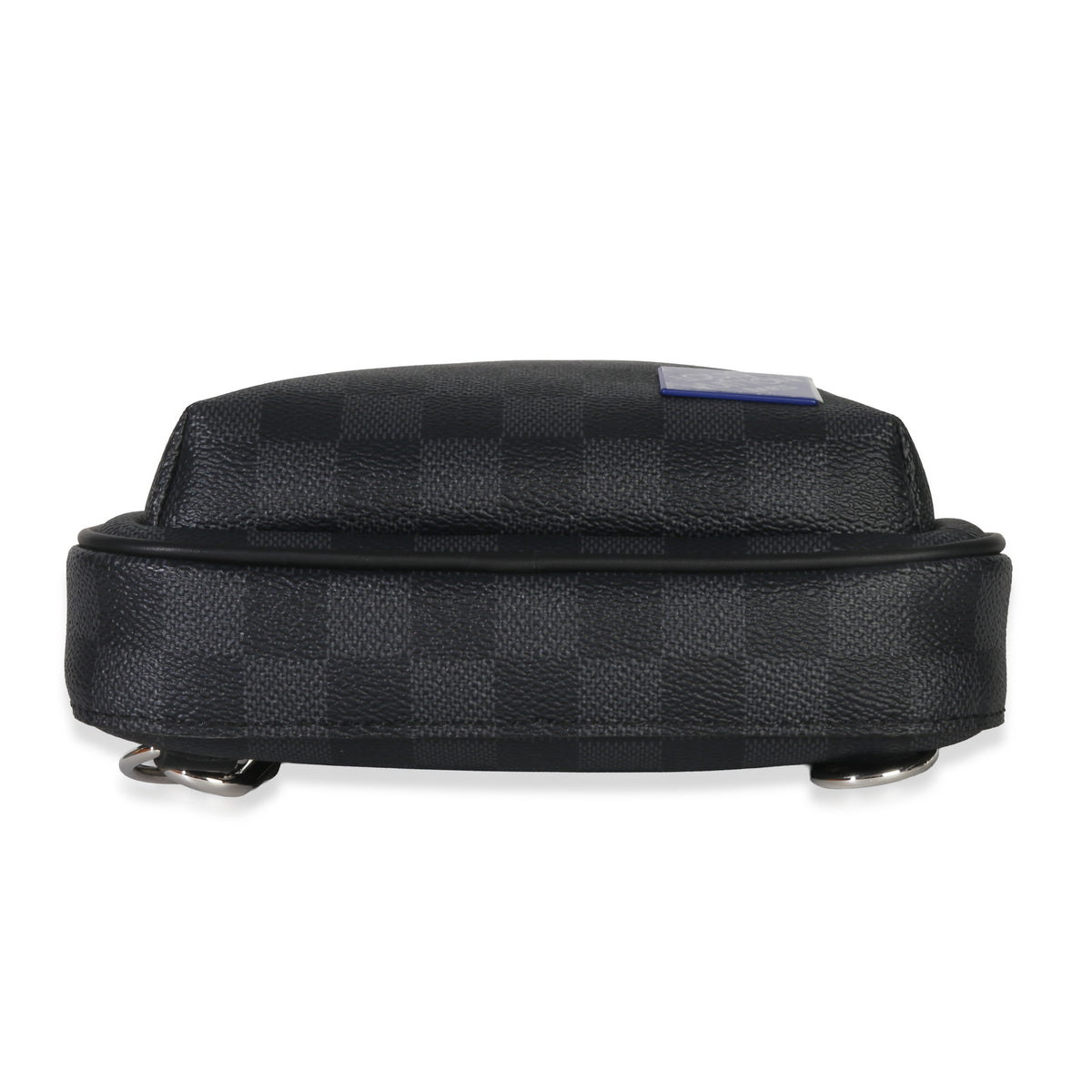 Louis Vuitton Indigo Blue Damier Graphite Canvas Avenue Slingbag Handbag stamp