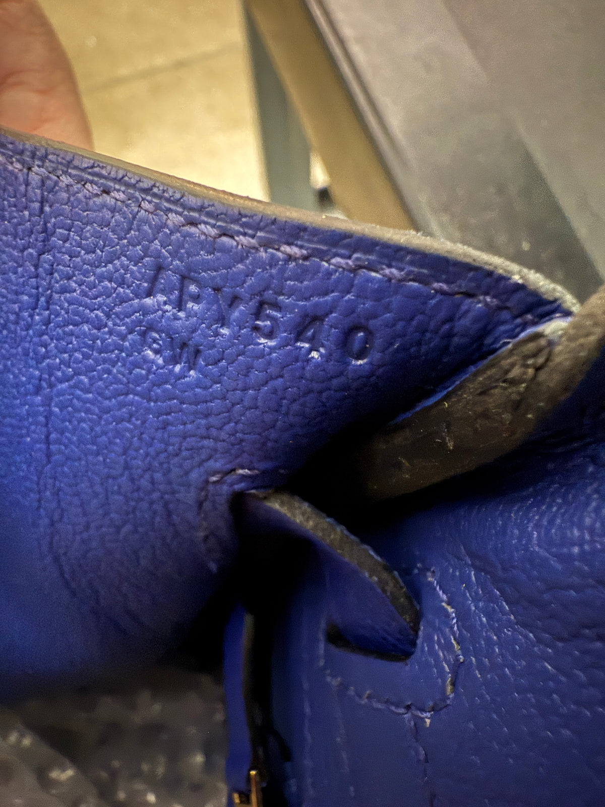 Hermès Bleu Electrique Epsom Birkin 30 GHW Handbag ad4