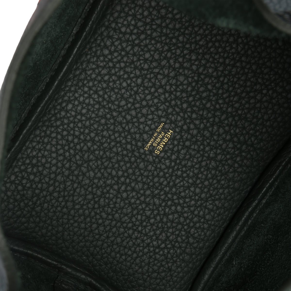 Hermès Vert Fonce Clemence Picotin Lock 18 GHW Handbag ad1