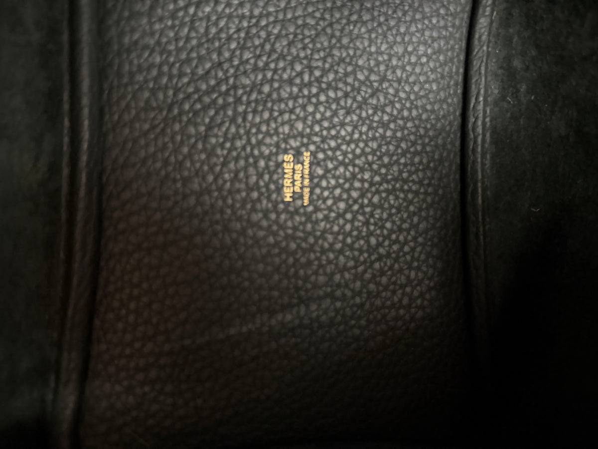 Hermès Vert Fonce Clemence Picotin Lock 18 GHW Handbag ad3