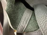 Hermès Vert Fonce Clemence Picotin Lock 18 GHW Handbag ad4