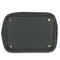 Hermès Vert Fonce Clemence Picotin Lock 18 GHW Handbag stamp